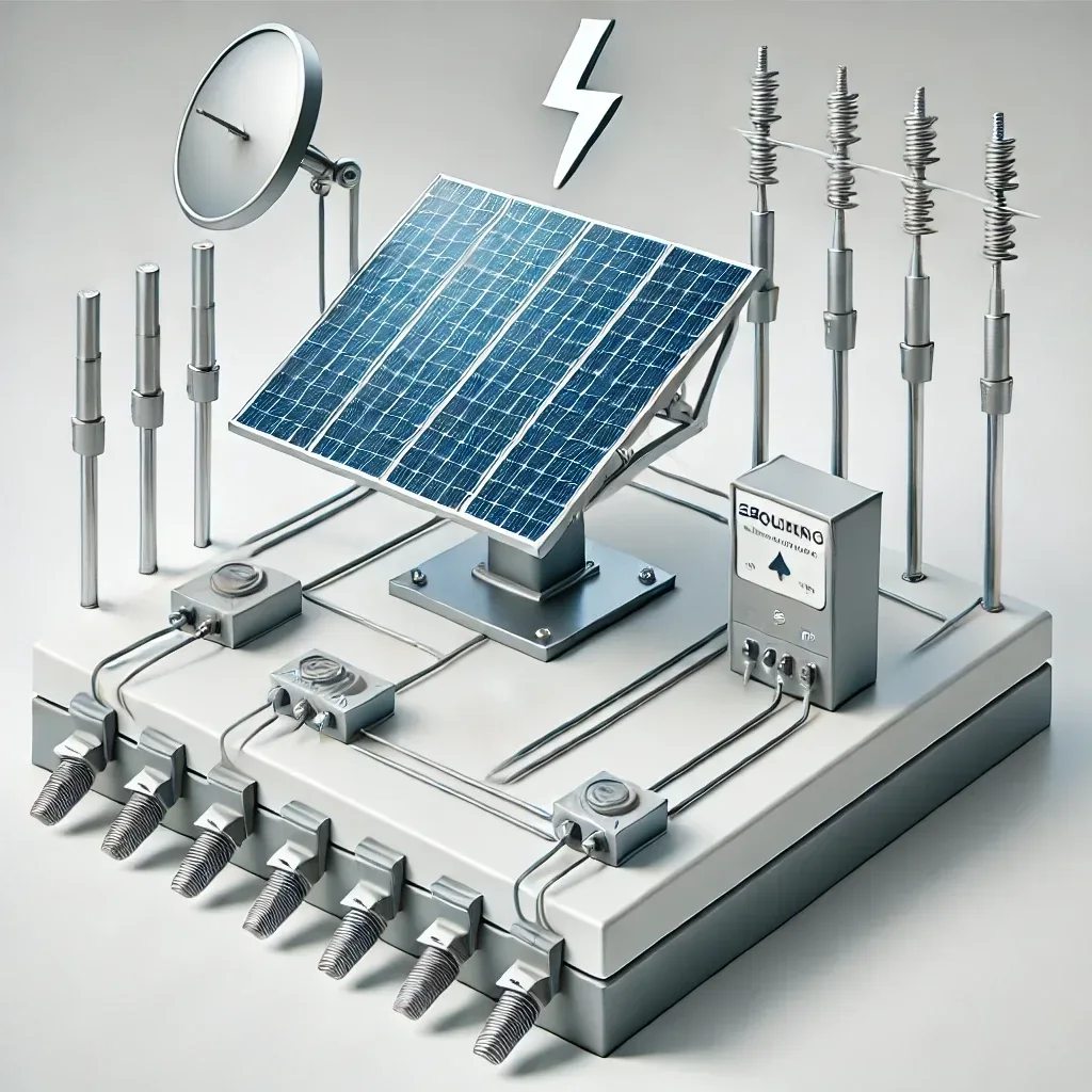 Grounding Methods for Photovoltaic Lightning Protection | Bluesun Solar