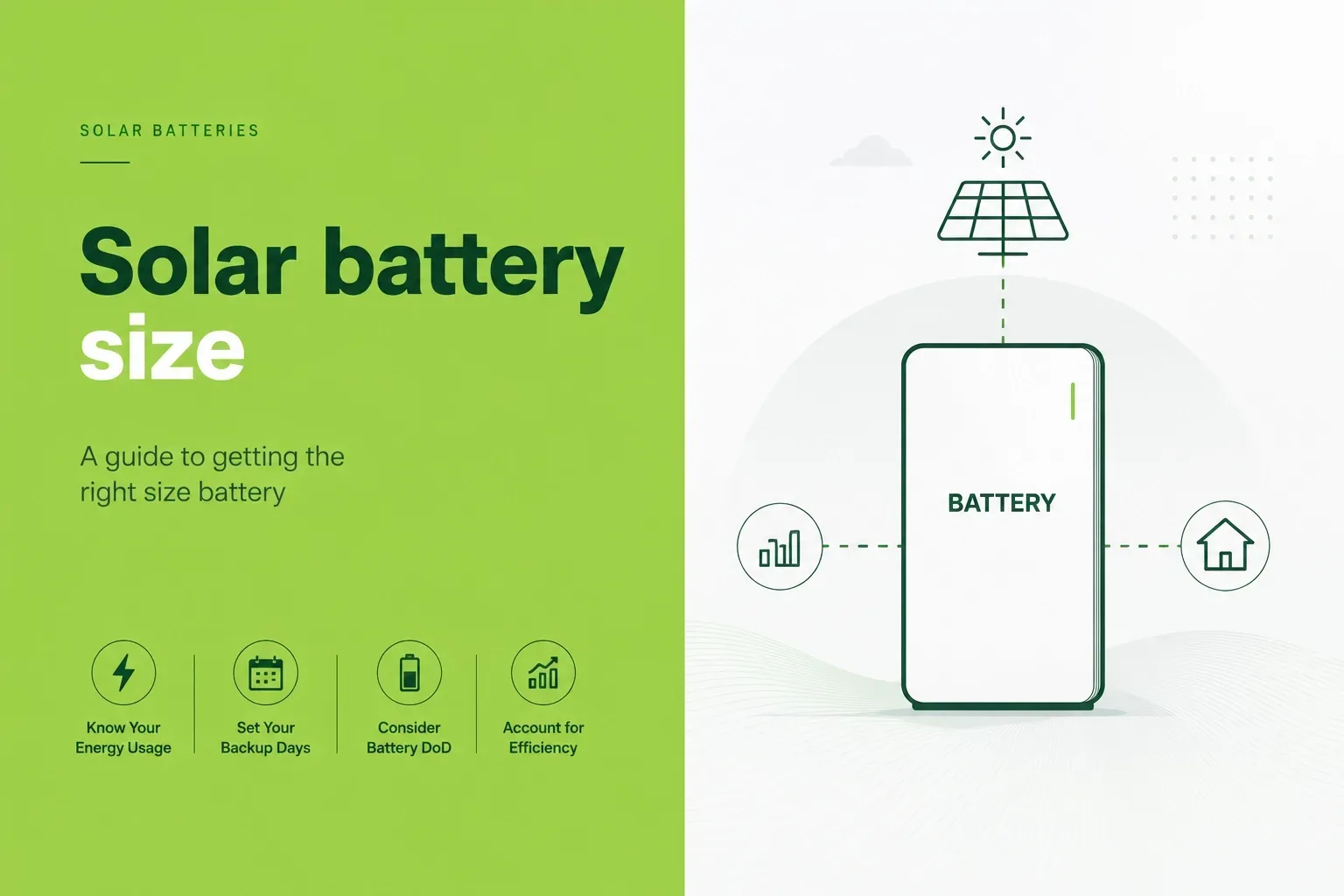Dimensionnement du stockage sur batterie solaire pour les syst&egrave;mes solaires r&eacute;sidentiels et commerciaux