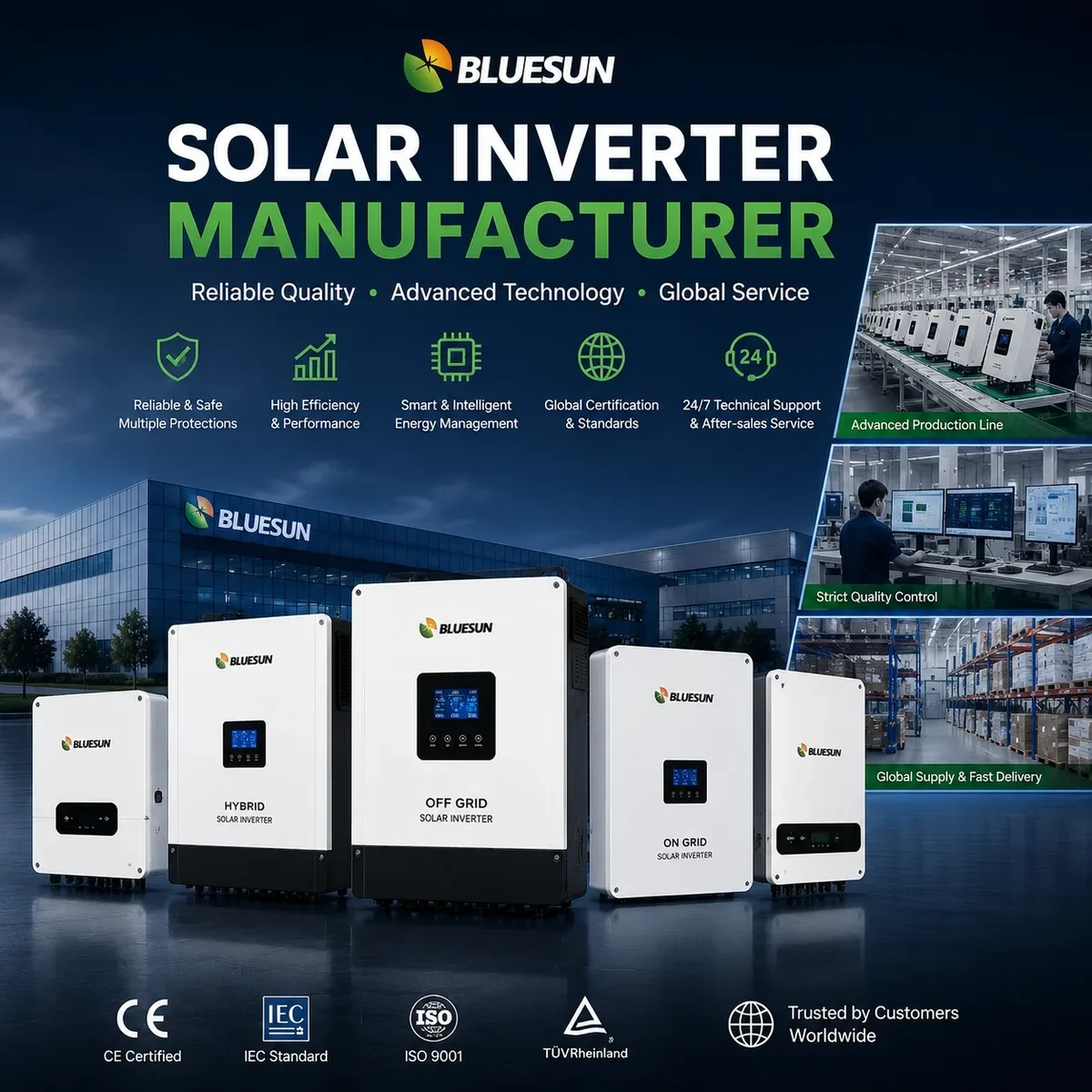 Bluesun produttore di inverter solari