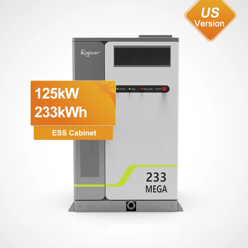 Sistema de almacenamiento de energ&iacute;a refrigerado por l&iacute;quido de 125kW 233kWh para EE. UU.