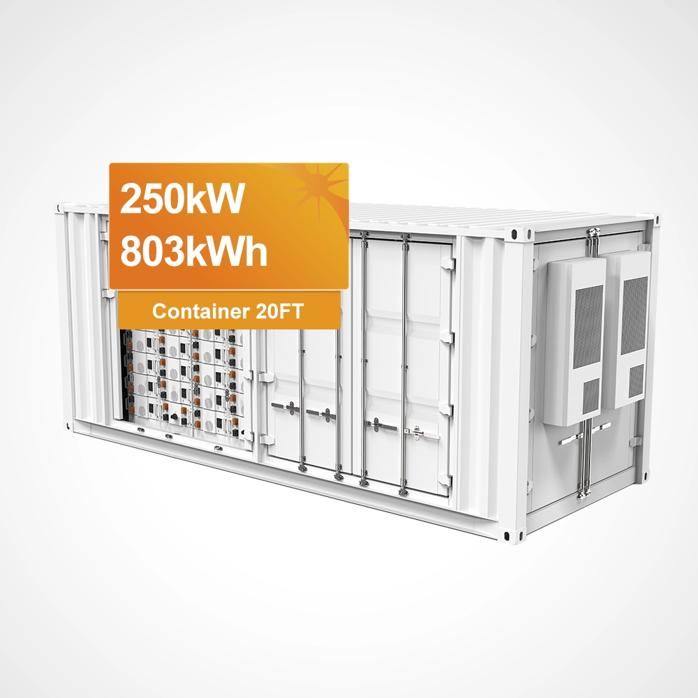 Sistema todo en uno de almacenamiento de energ&iacute;a solar en contenedor de 250kW &ndash; bater&iacute;a de 803kWh