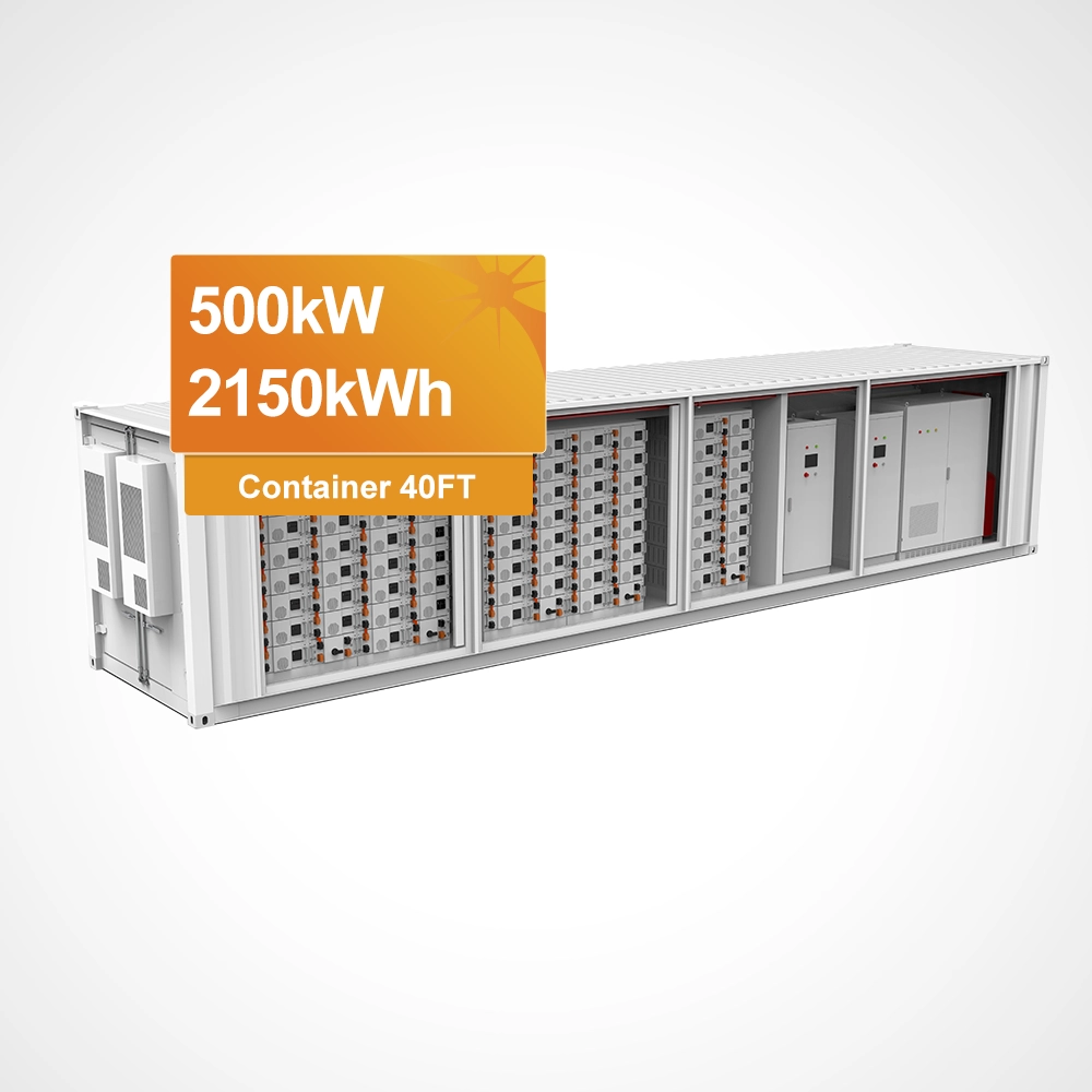 Sistema de almacenamiento de energ&iacute;a BESS en contenedor de 500kW / 2MWh &ndash; soluci&oacute;n todo en uno de 40FT