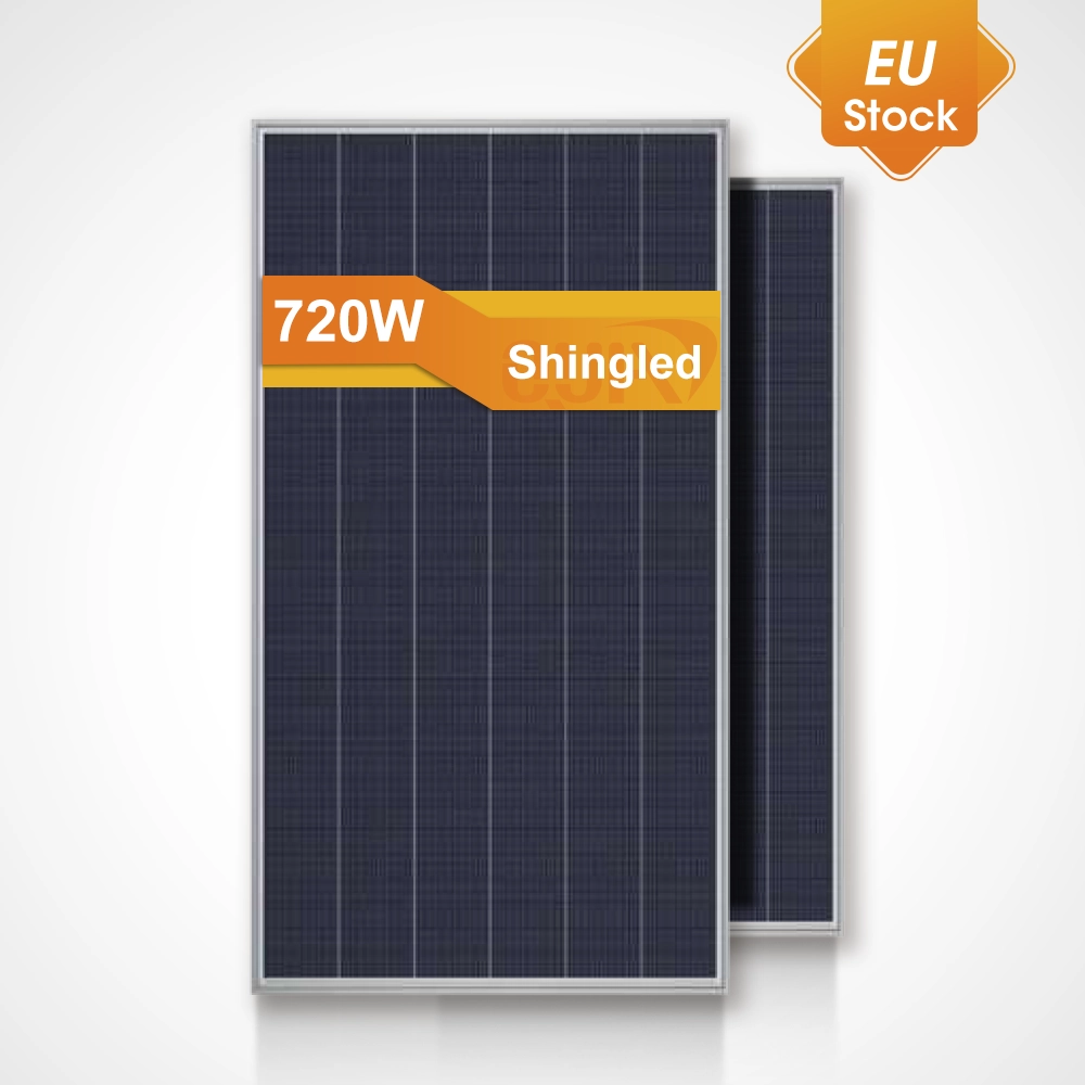 Panel solar shingled de doble vidrio de 720W para proyectos a escala de utility