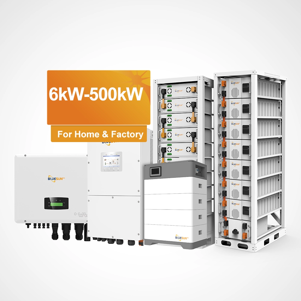 Sistema solar todo en uno completo Bluesun &ndash; 6kW / 10kW / 30kW / 50kW / 1MW