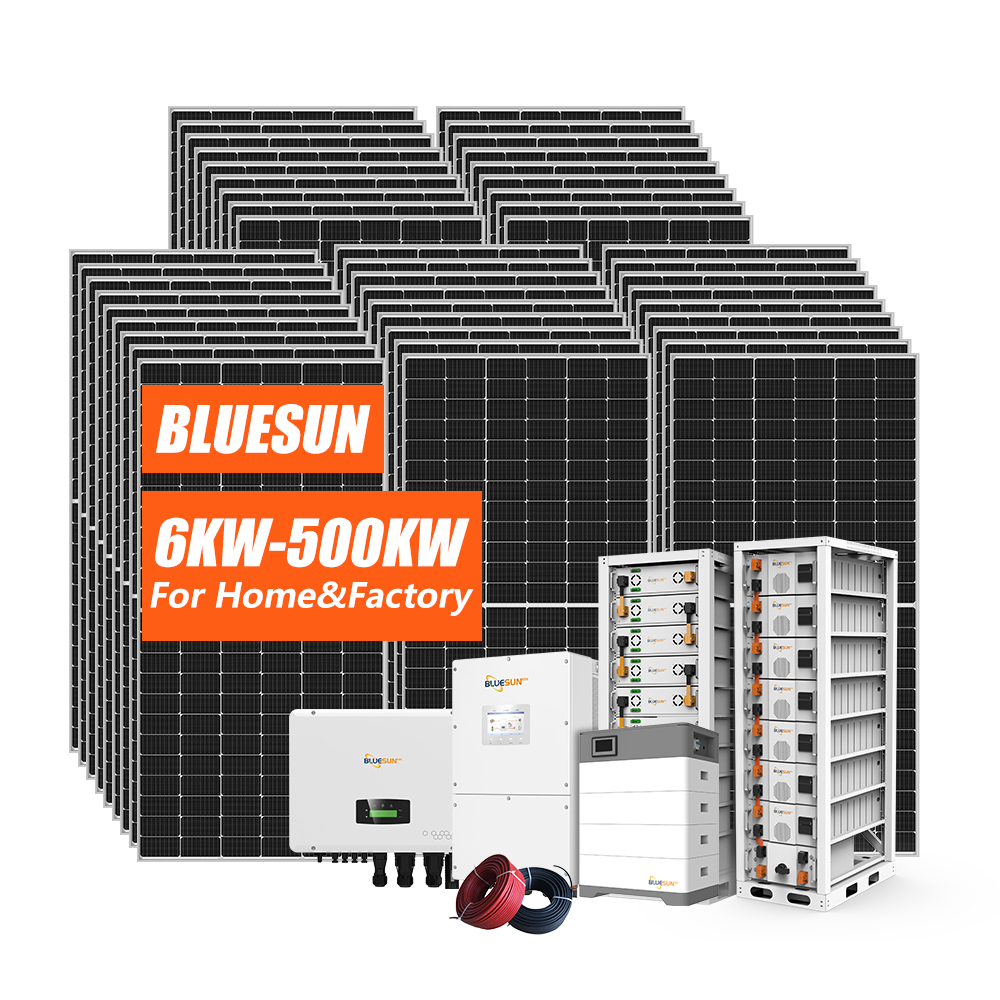 Cat&aacute;logo de sistemas solares Bluesun