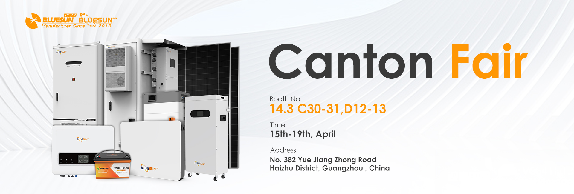 Bluesun Shines at the 137th Canton Fair with Cutting-Edge Solar Energy Storage Solutions