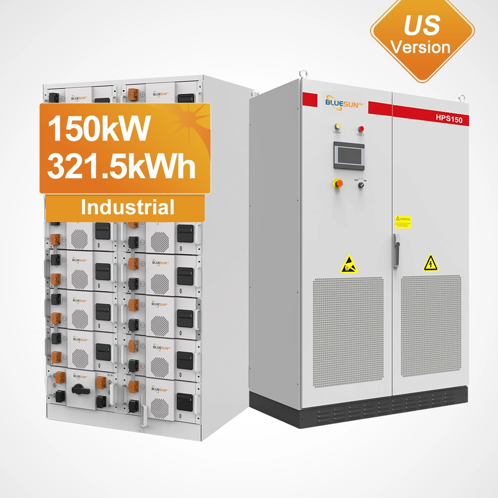Sistema todo en uno de almacenamiento de energ&iacute;a solar industrial de 150kW para EE. UU.