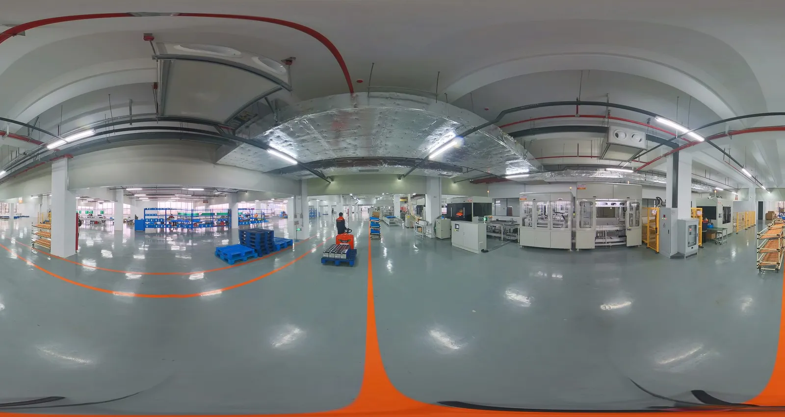 Actual Bluesun production floor