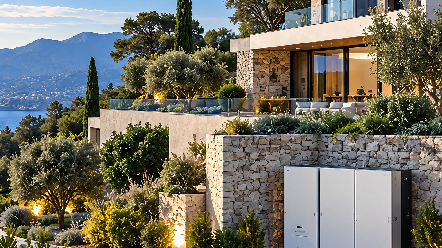 Villa & Detached Home solar and energy storage application