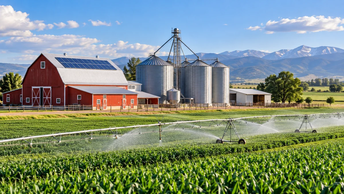 Farms & Agriculture powered by an off-grid solar system