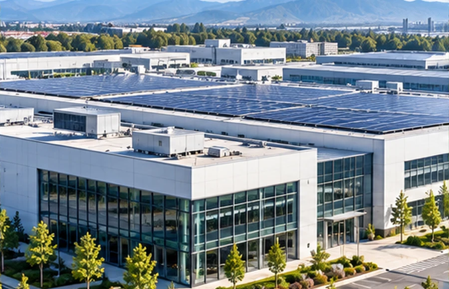 Sistema de energ&iacute;a solar comercial e industrial