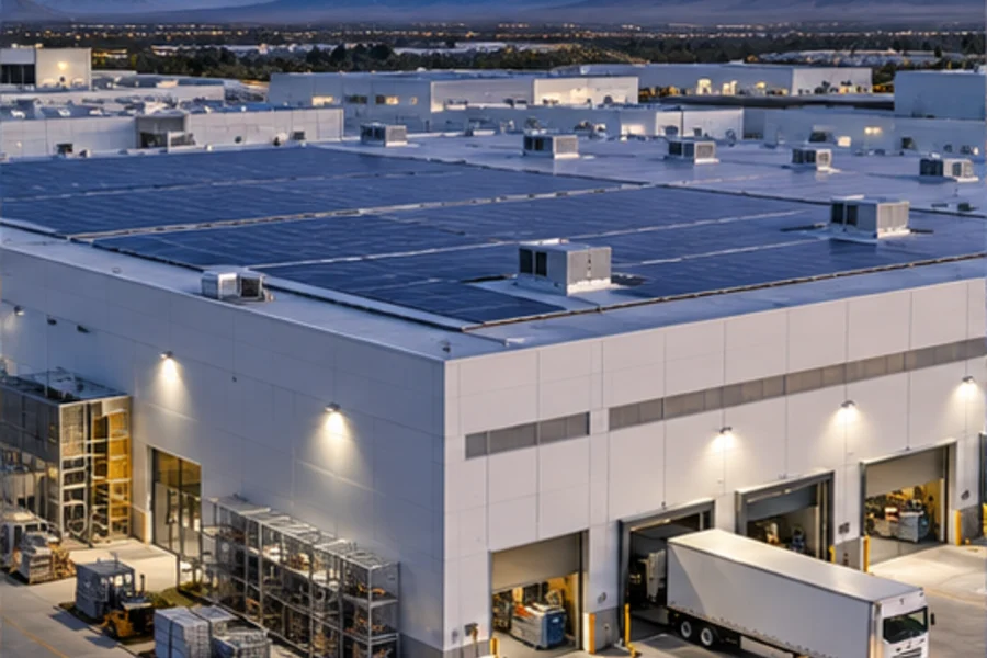 Aplicaci&oacute;n solar on-grid industrial