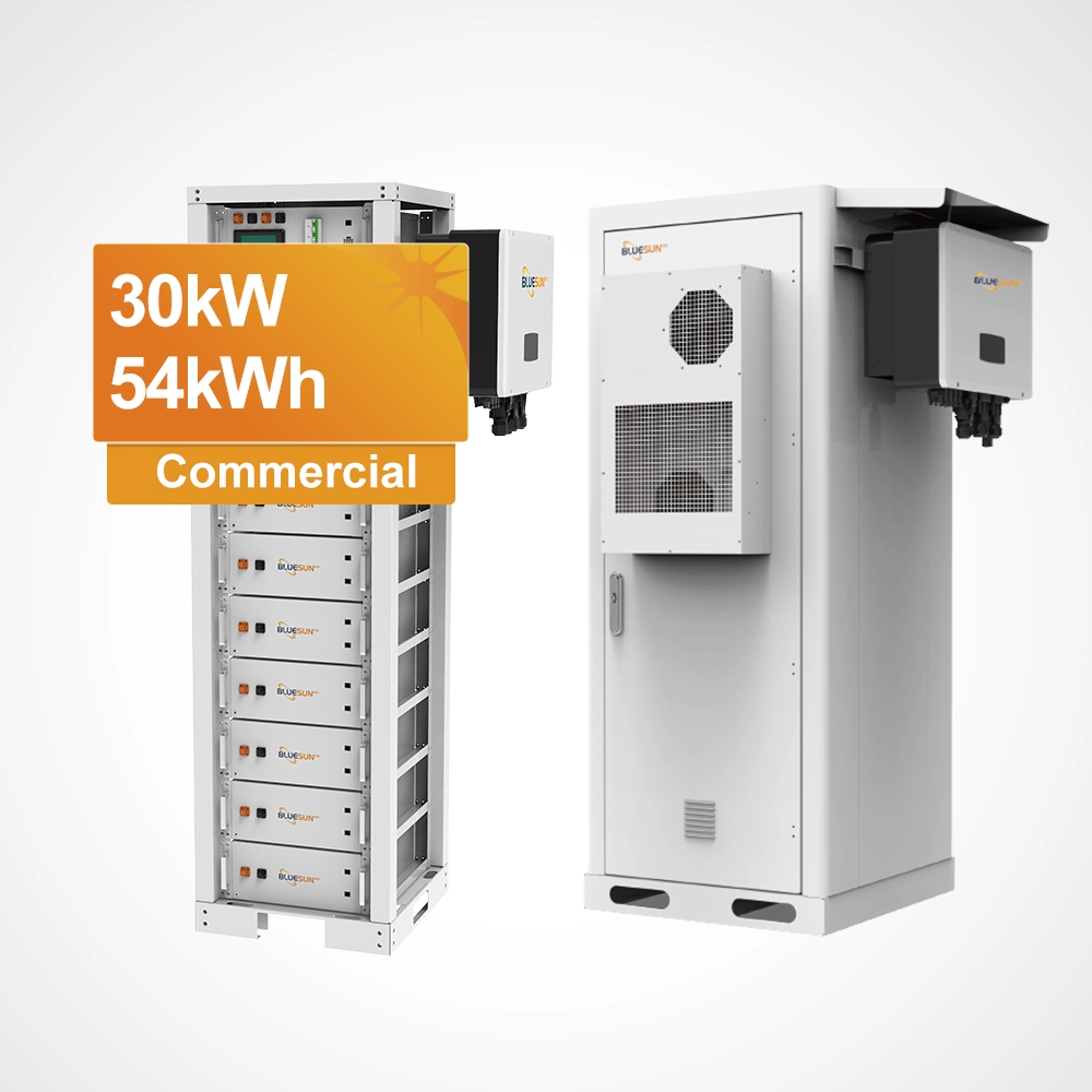 Sistema de almacenamiento energético en contenedor BESS utility-scale de Bluesun