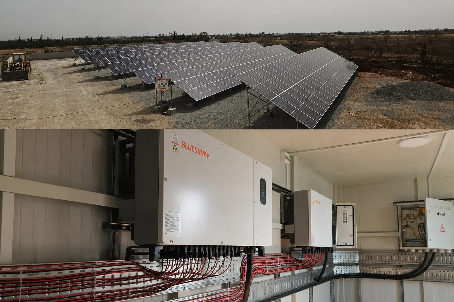 Proyecto de planta solar de 1MW en Marruecos para aplicaciones industriales