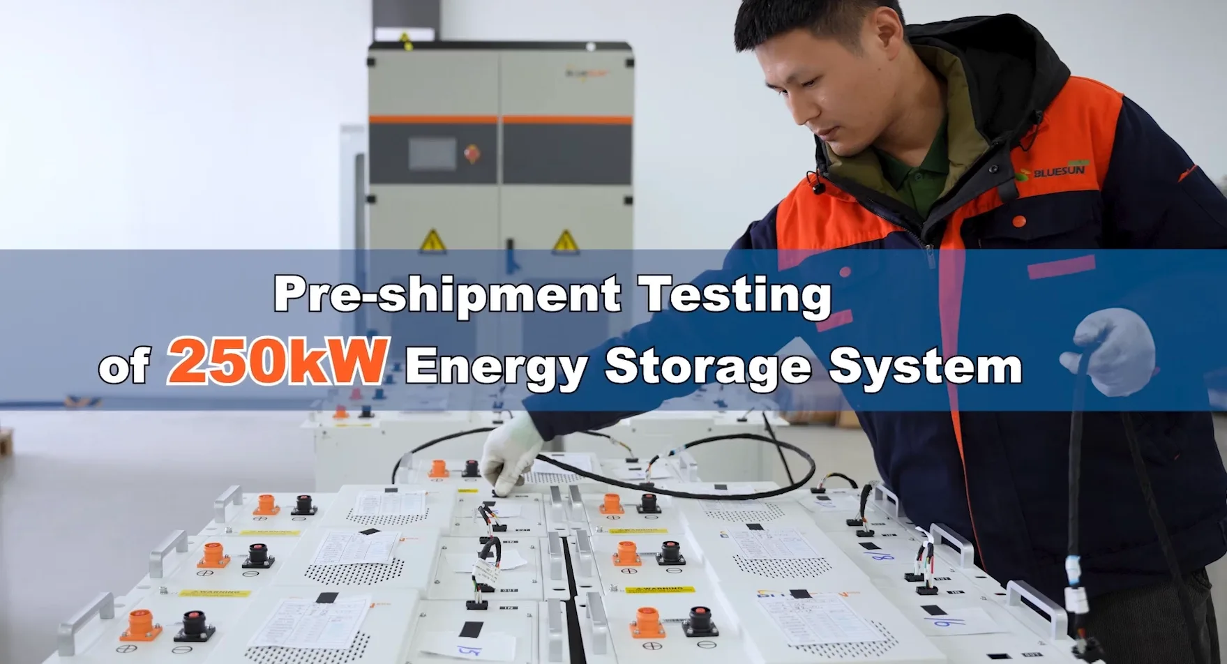 250kW Energy Storage System Pre-shipment Testing Completed