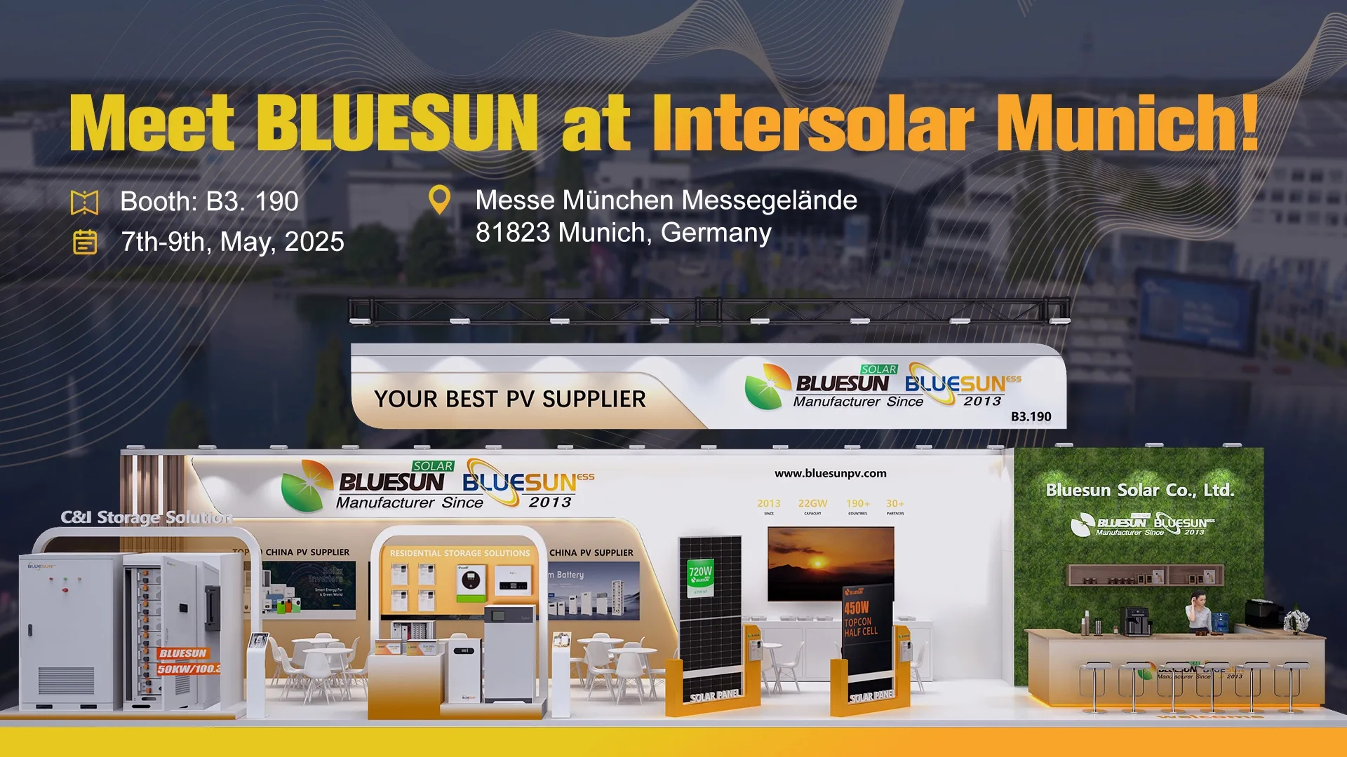 Bluesun &Xi;&epsilon;&chi;&omega;&rho;ί&zeta;&epsilon;&iota; &sigma;&tau;&omicron; The Smarter E Europe 2025