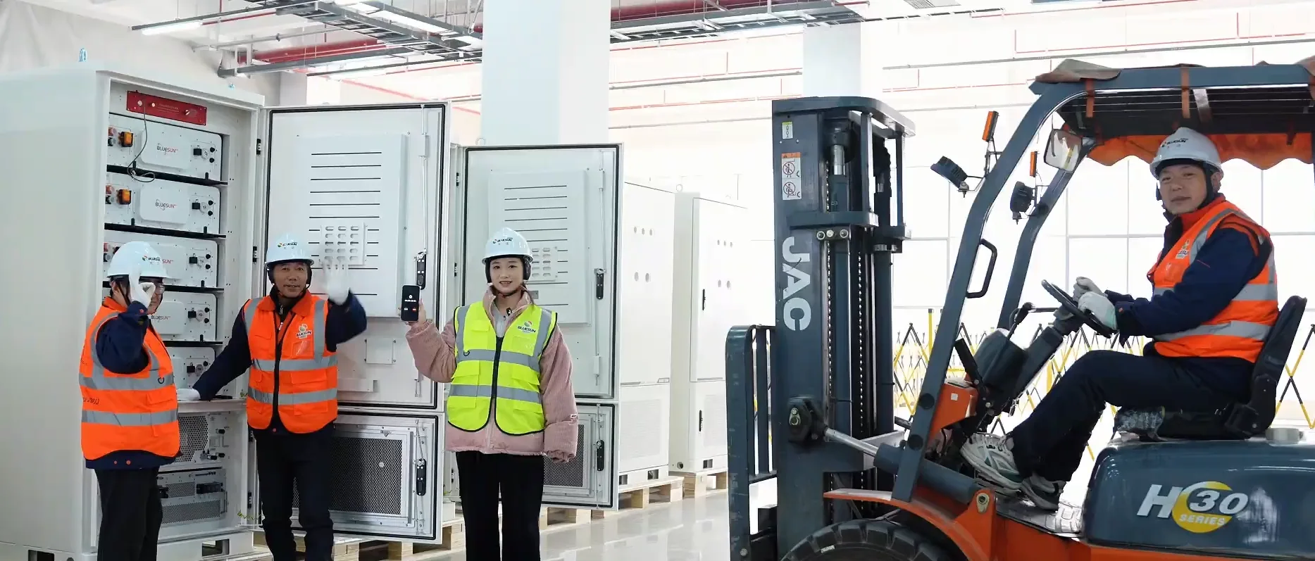 Bluesun Liquid-Cooling Battery Cabinet Successfully Deployed at Installation Site