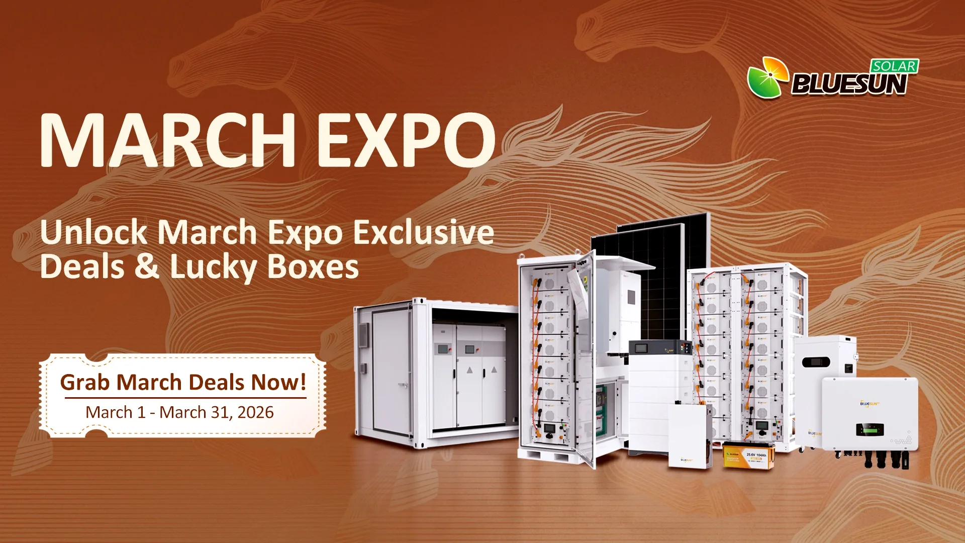 🌞 March Expo Is Live &ndash; Exclusive Solar Deals &amp; Rewards Await!