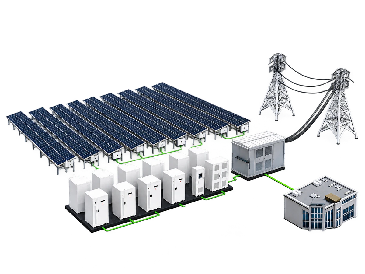 Bluesun 1MW / 2MWh AC-gekoppeltes Energiespeichersystem