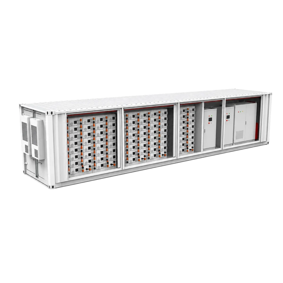 Bluesun 40ft Container-Energiespeichersystem mit Batterieracks und Klimatisierung