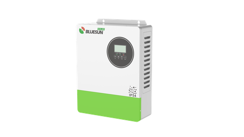 Bluesun 6.2kW wall-mounted off-grid solar inverter, angled product view