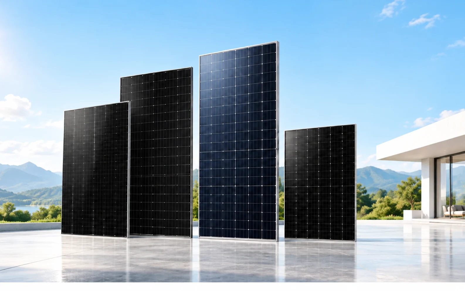 Familia de productos de paneles solares