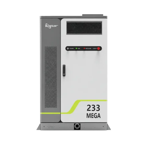 نظام تخزين الطاقة المبرّد بالسوائل US 125kW / 233kWh من Bluesun
