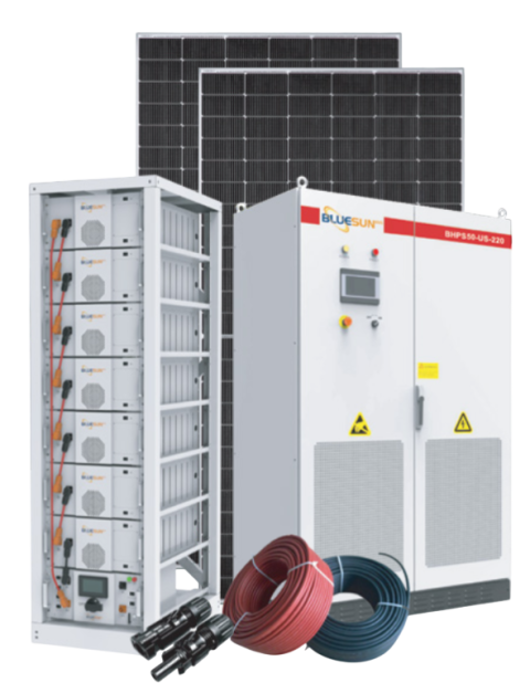 50kW / 144.7kWh نظام تخزين الطاقة في الولايات المتحدة من Bluesun