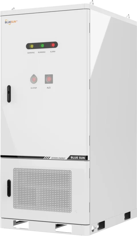 125kW / 261kWh خزانة تخزين الطاقة المبردة بالسائل من Bluesun
