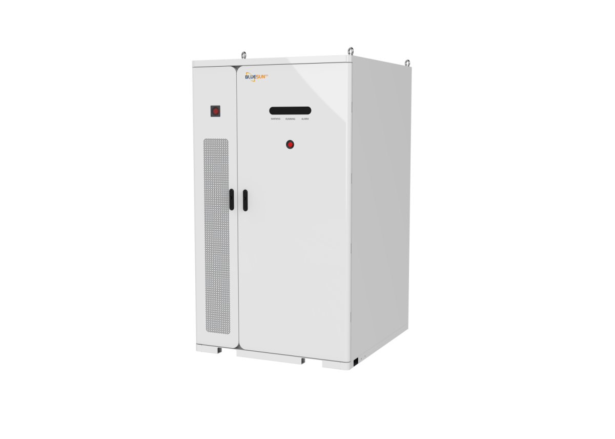 BSC-417KWH шкаф за съхранение на енергия с течна охладителна система за външно разположение, изглед под ъгъл