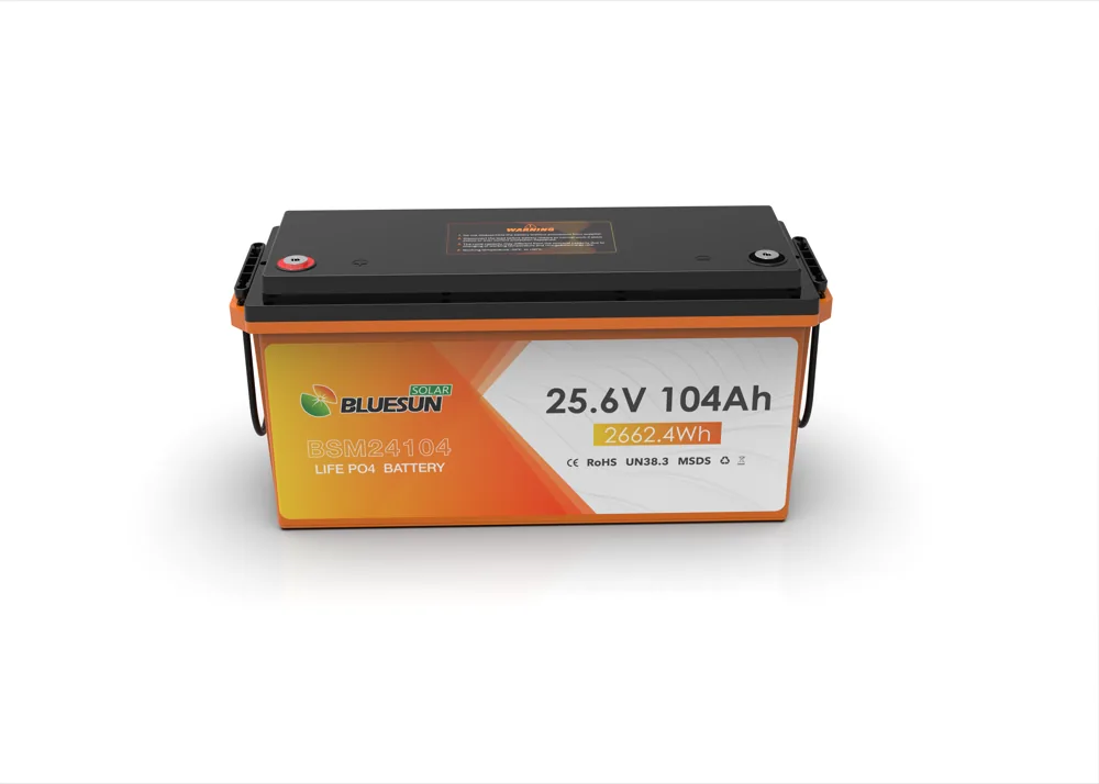 Bluesun BSM24104 25.6 V 104 Ah deep cycle LiFePO4 battery