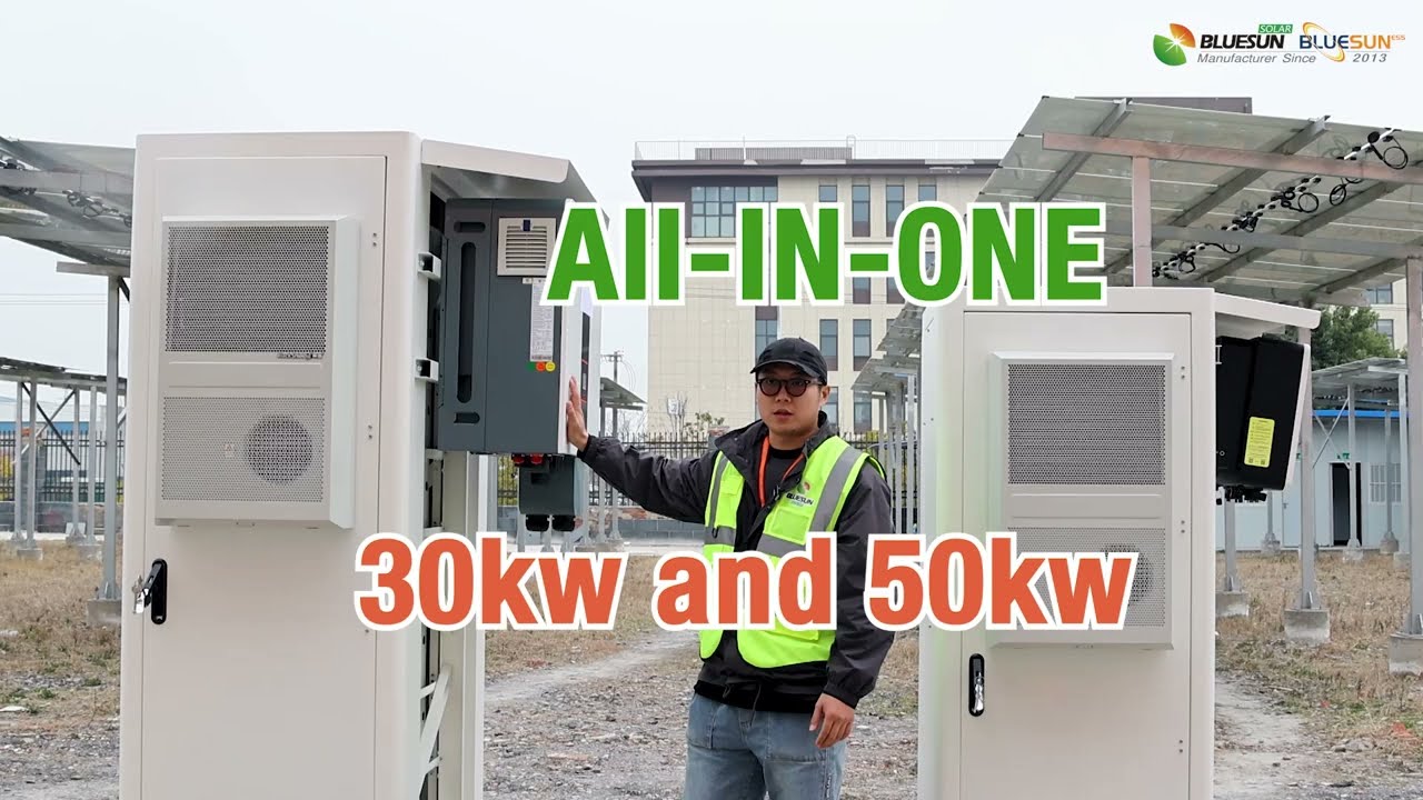 50kW / 112.5kWh Syst&egrave;me de stockage d'&eacute;nergie commercial et industriel par Bluesun