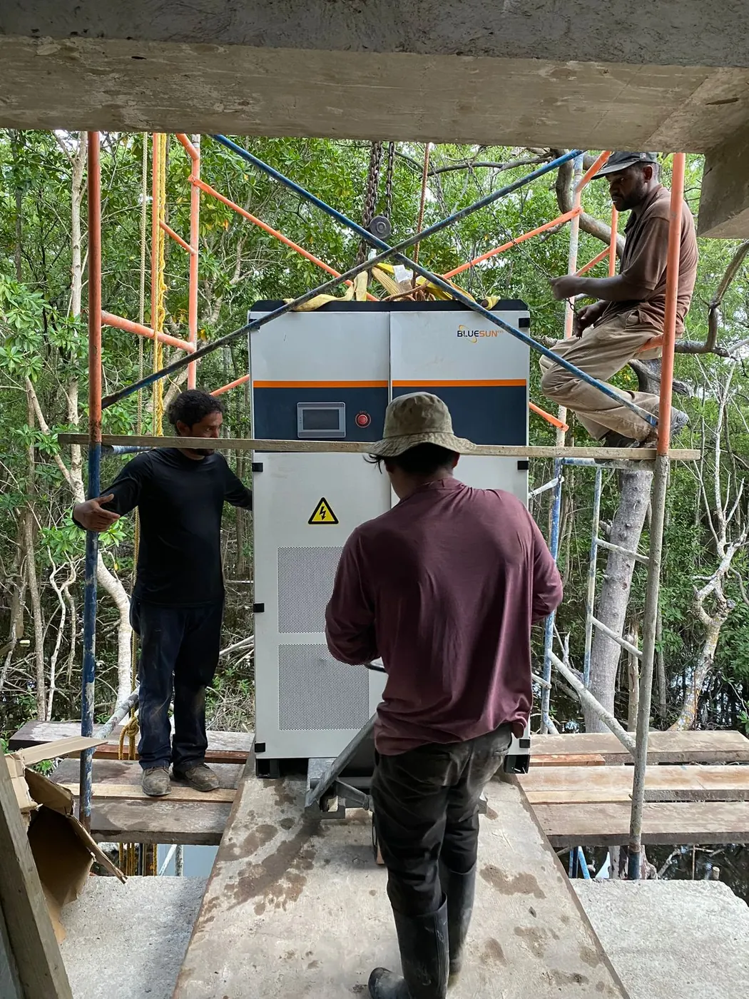 Bluesun Belize solar energy project project