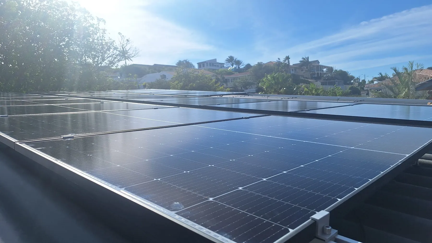 Bluesun Curacao Projekt zur Solarmodul-Lieferung + Energiespeicherung