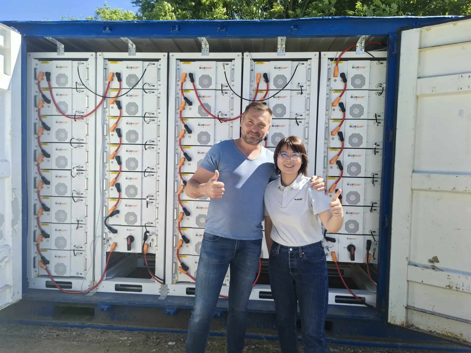 Bluesun Estonia solar energy project + energy storage project