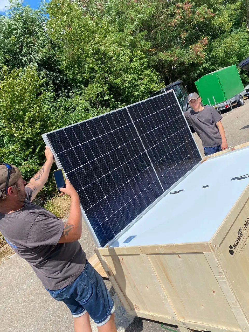 Bluesun Germany hybrid solar project