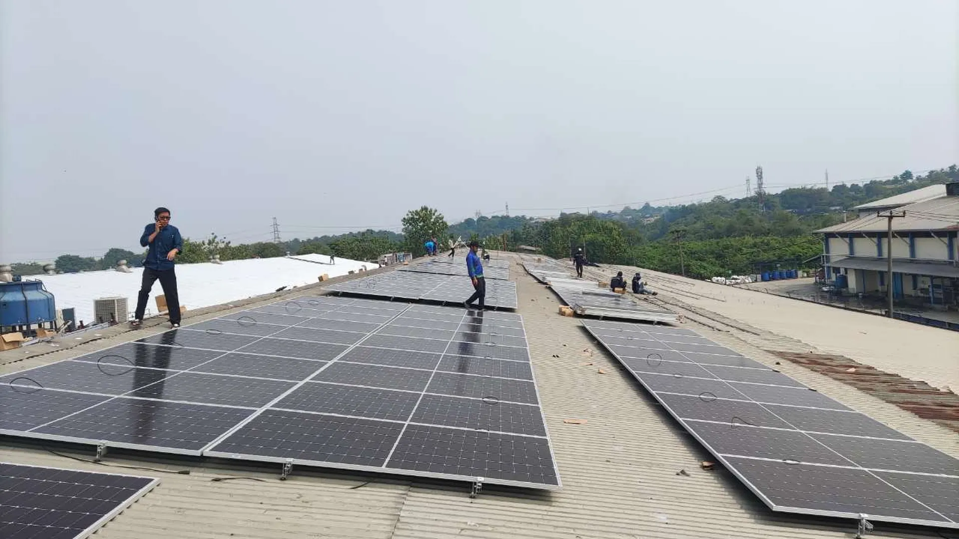 إندونيسيا 380 KW الطاقة الشمسية المتصلة بالشبكة