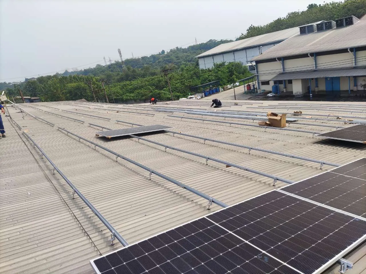 Bluesun Indonesia grid-tied solar project