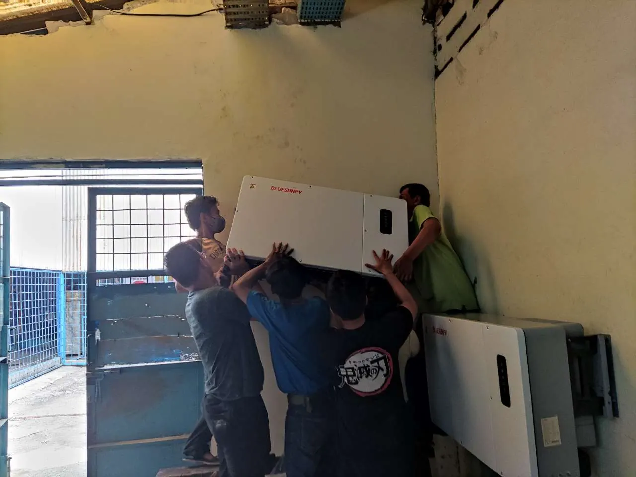 Bluesun Indonesia grid-tied solar project