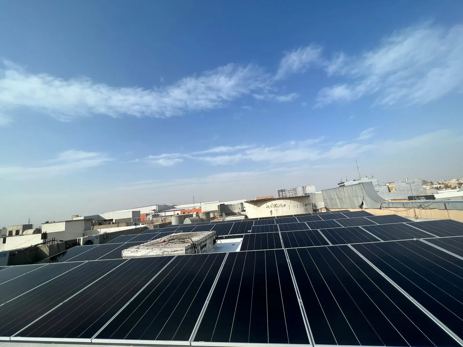 Bluesun Iraq hybrid solar project