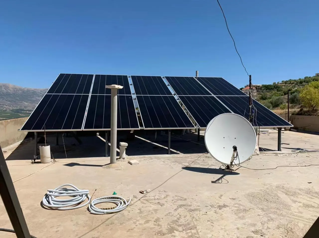 Bluesun Libanon Solarstromprojekt Projekt