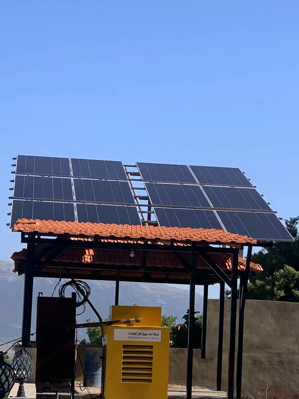 Bluesun Libanon Solarstromprojekt Projekt