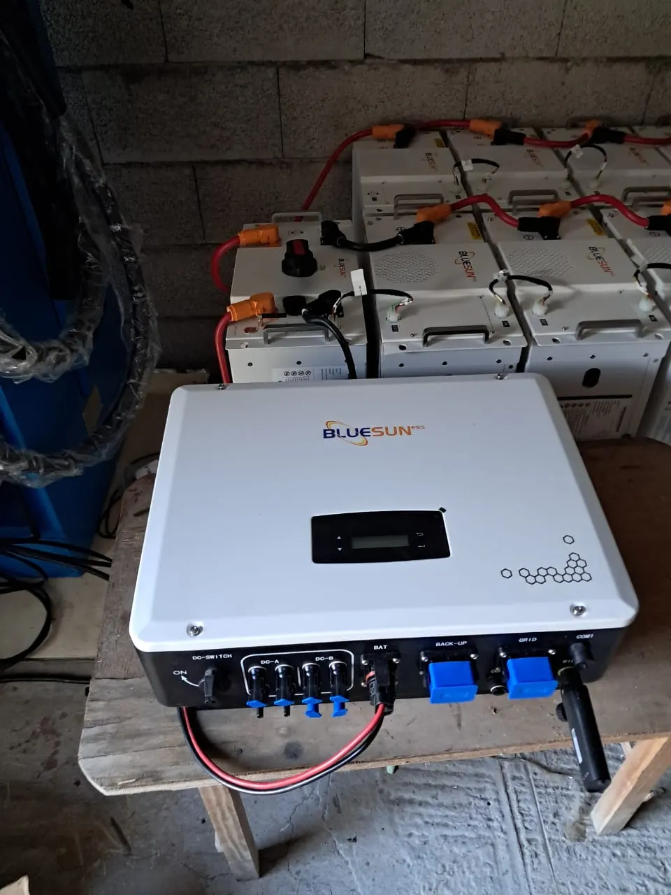 Bluesun Martinique hybrid solar + energy storage project