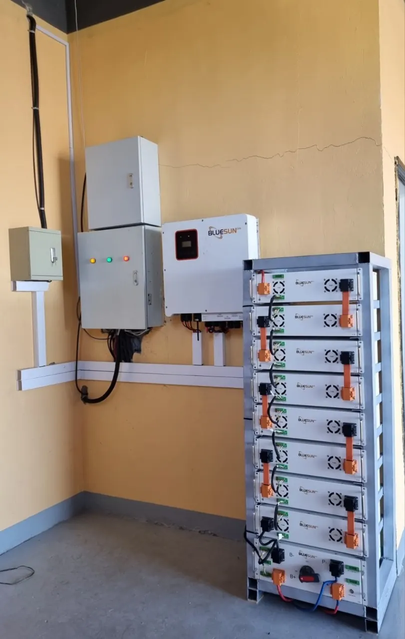 Bluesun Mongolia hybrid solar project