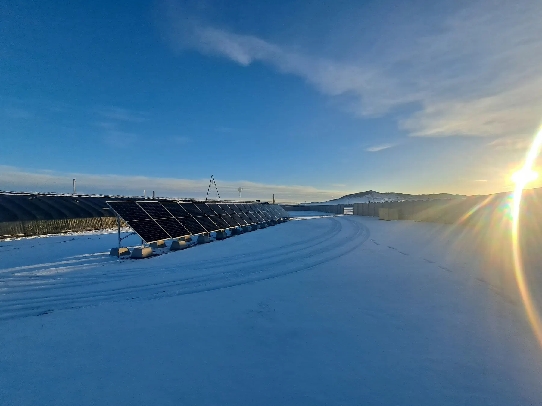 مشروع مشروع Bluesun للطاقة الشمسية في منغوليا
