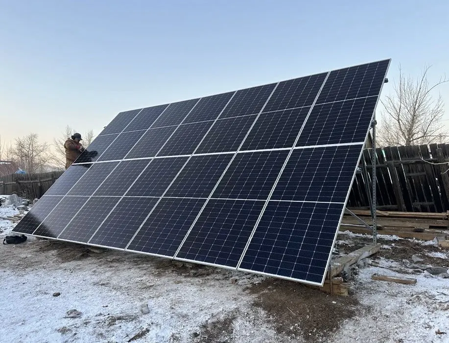 مشروع الطاقة الشمسية 6 KW + تخزين الطاقة في منغوليا