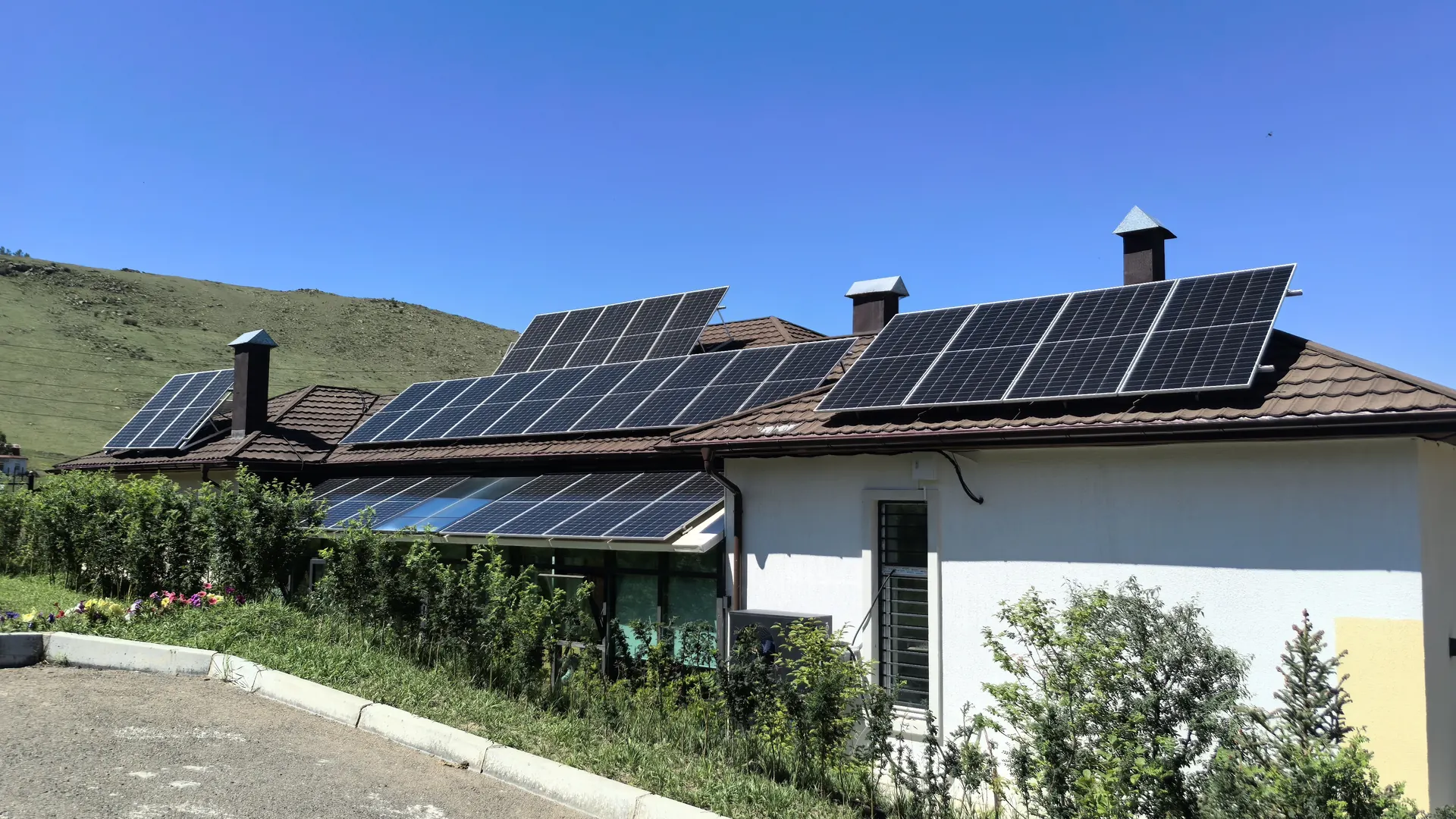 منغوليا 20 KW للطاقة الشمسية الهجينة
