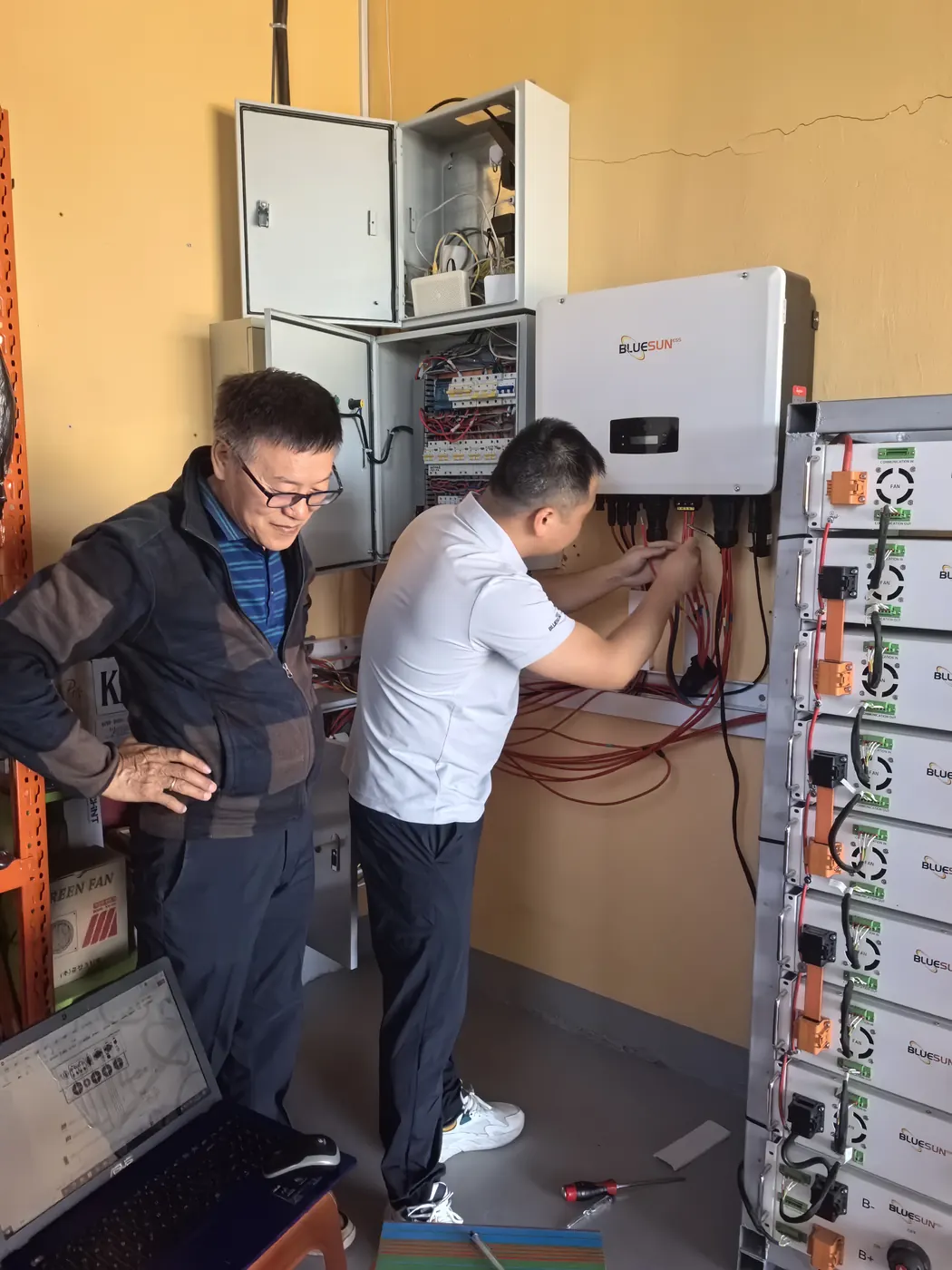 Bluesun Mongolia hybrid solar project