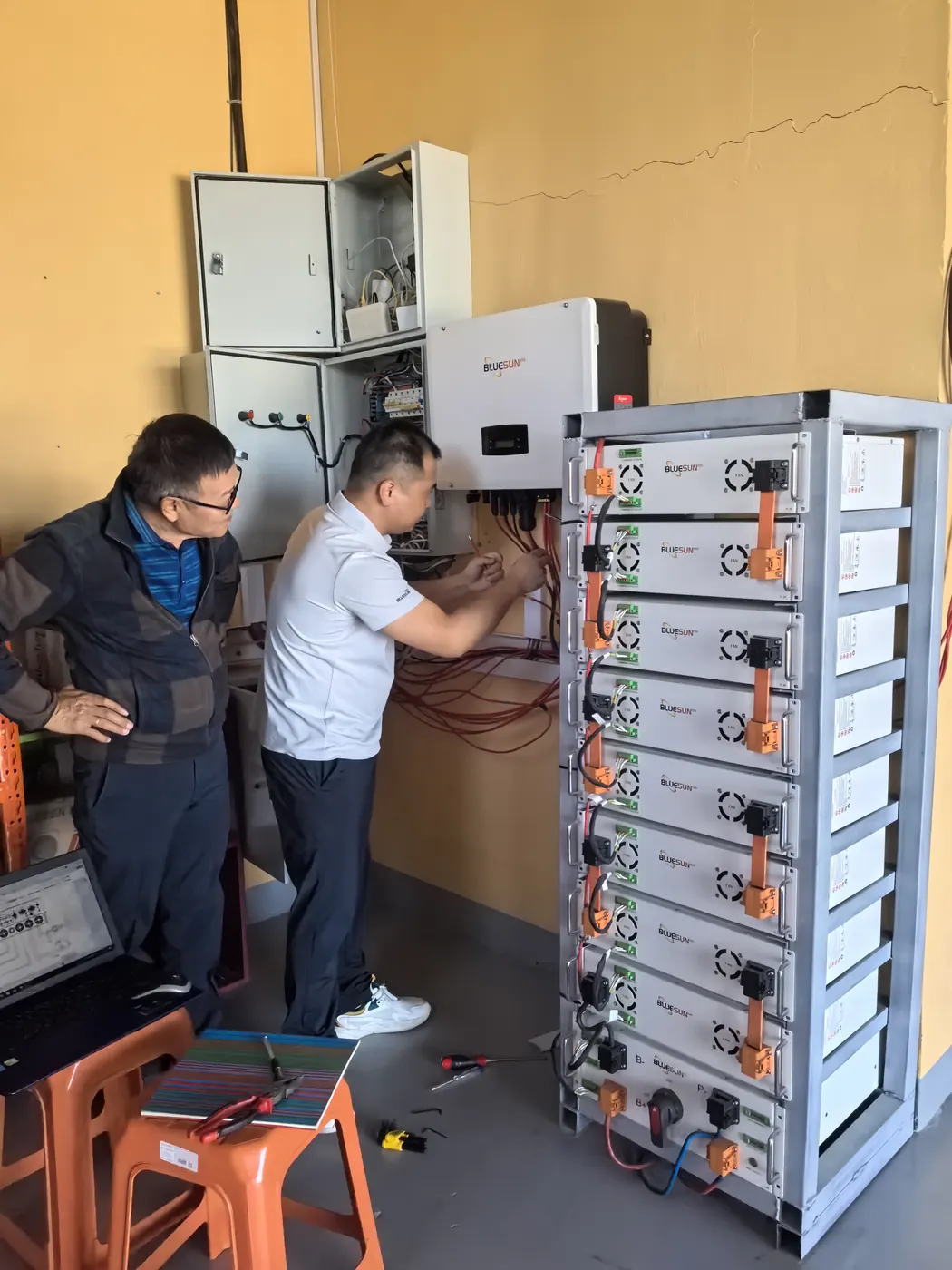 Bluesun Mongolia hybrid solar project