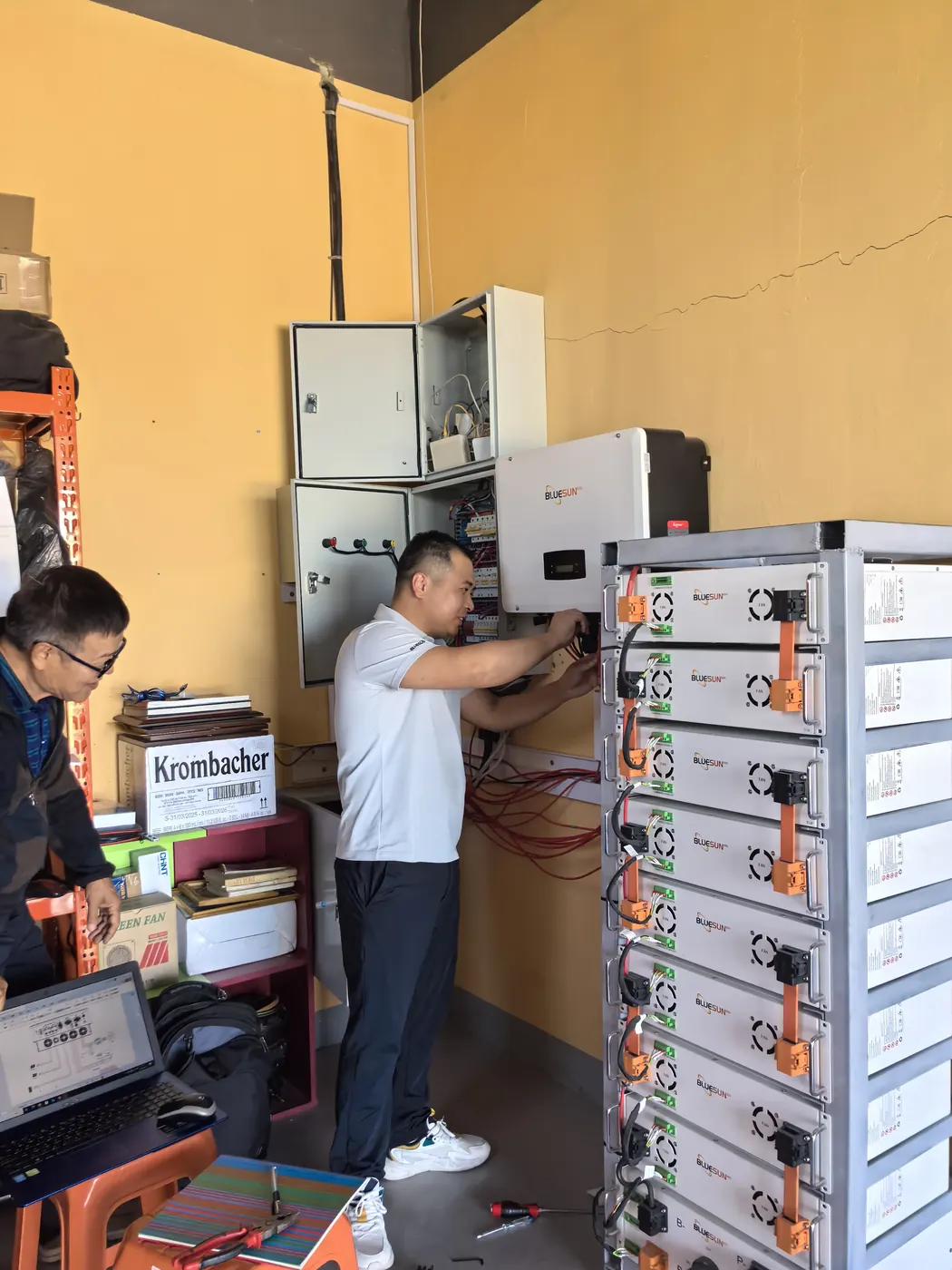 Bluesun Mongolia hybrid solar project